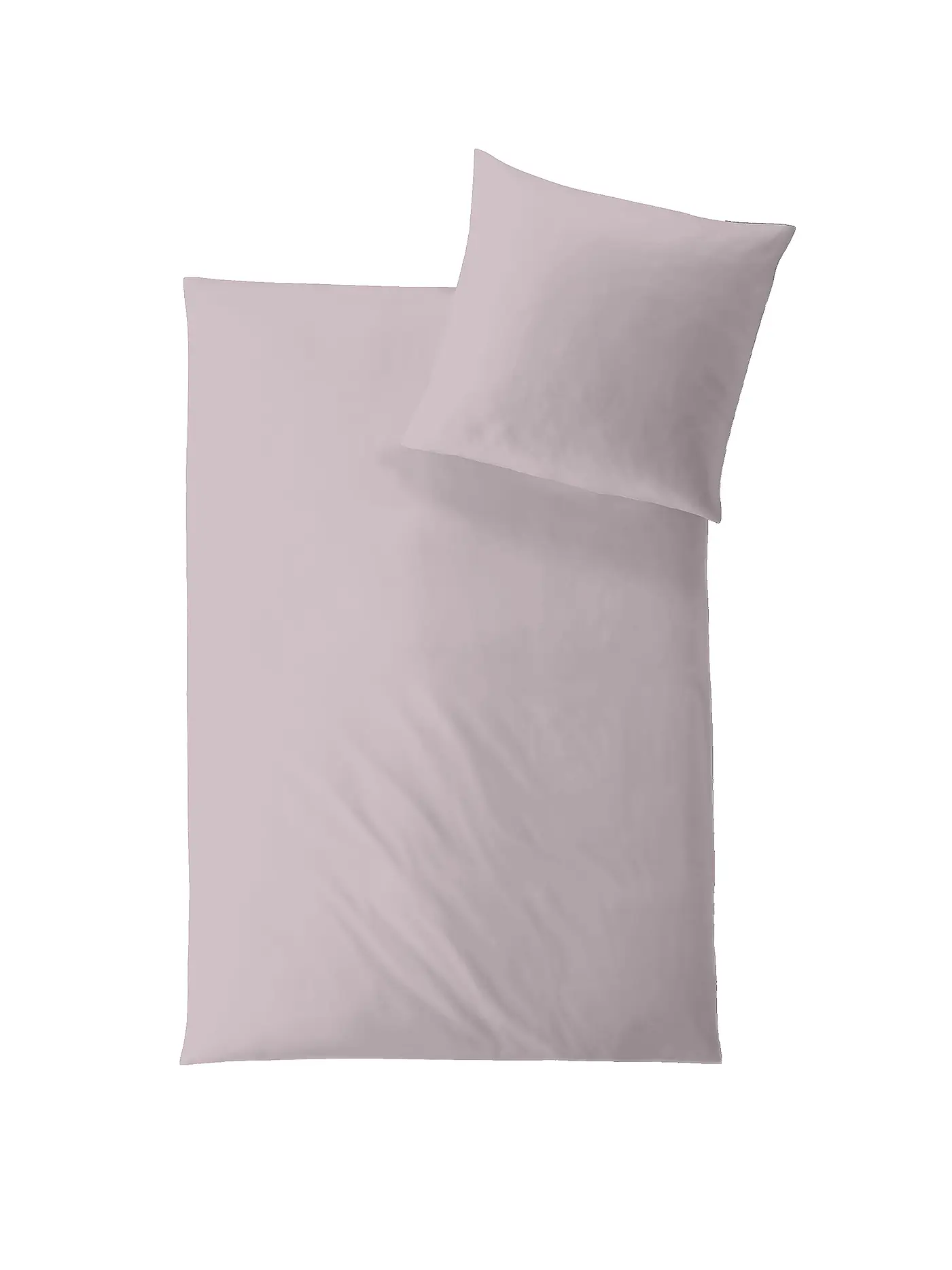 HEFEL | Tencel Bettwäsche Uni 70x90cm/140x200cm Elfenbein | rosa